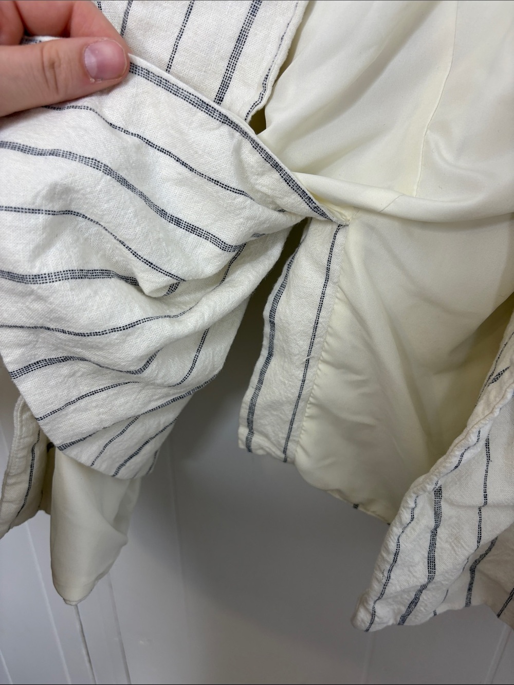 Old Navy Blazer Womens Extra Large Linen Blend Double Breasted Coastal Office - Picture 5 of 10
